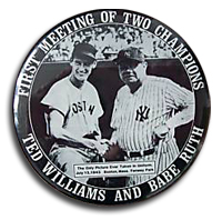 Ted Williams and Babe Ruth Pin